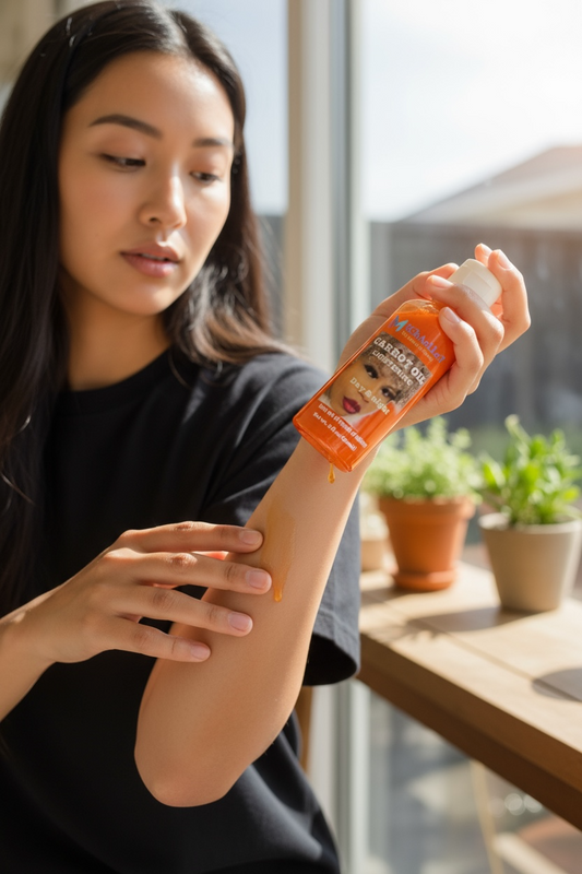 CARROT OIL - Pure Organic - For Face & Body