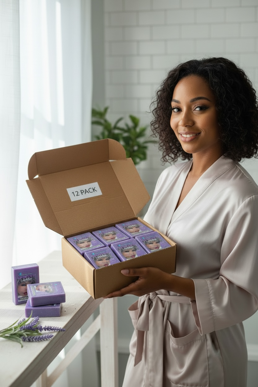 PREMIUM HANDMADE LAVENDER SOAP BAR