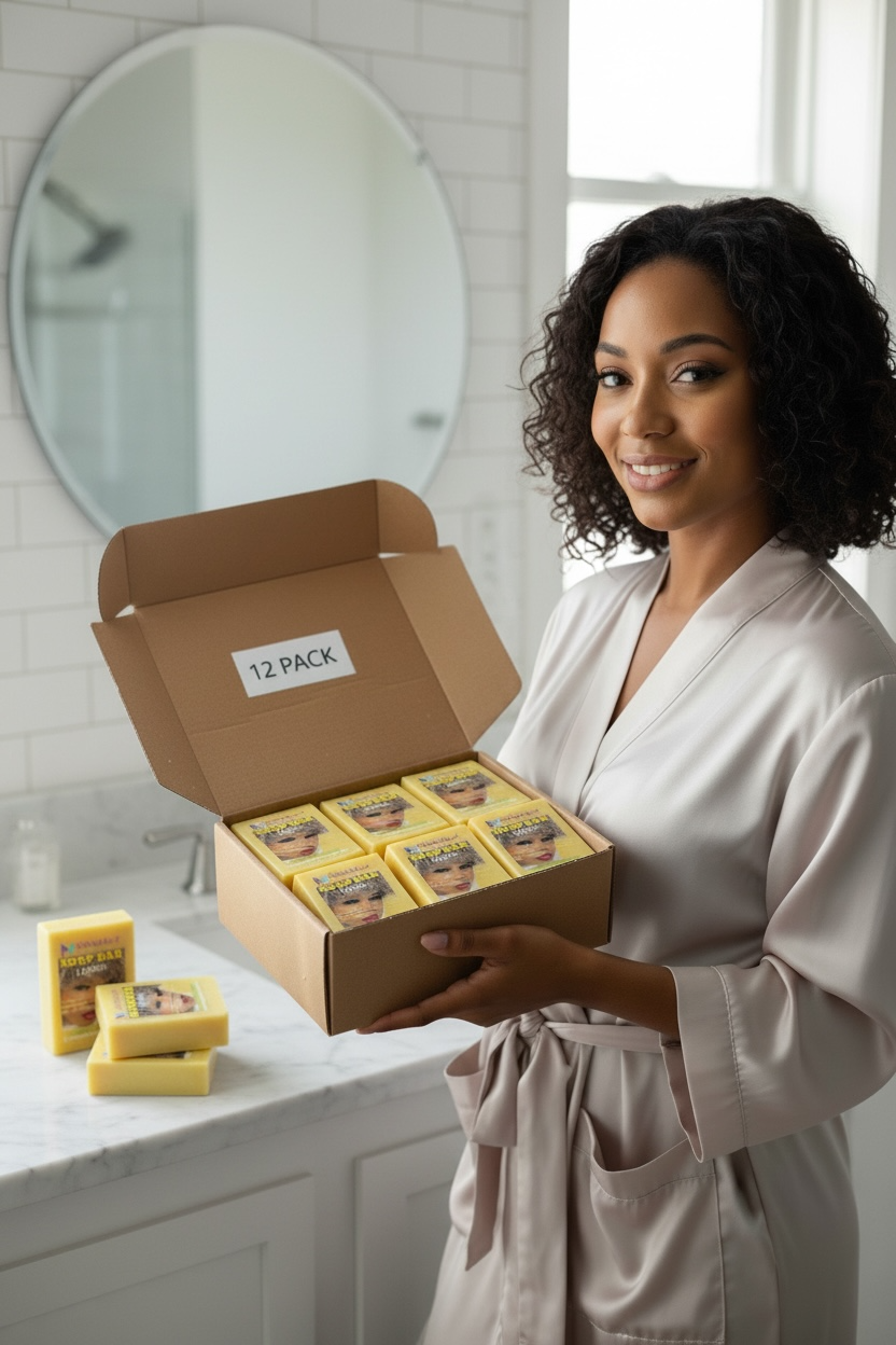 PREMIUM HANDMADE LEMON SOAP BAR