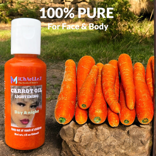 CARROT OIL - Pure Organic - For Face & Body