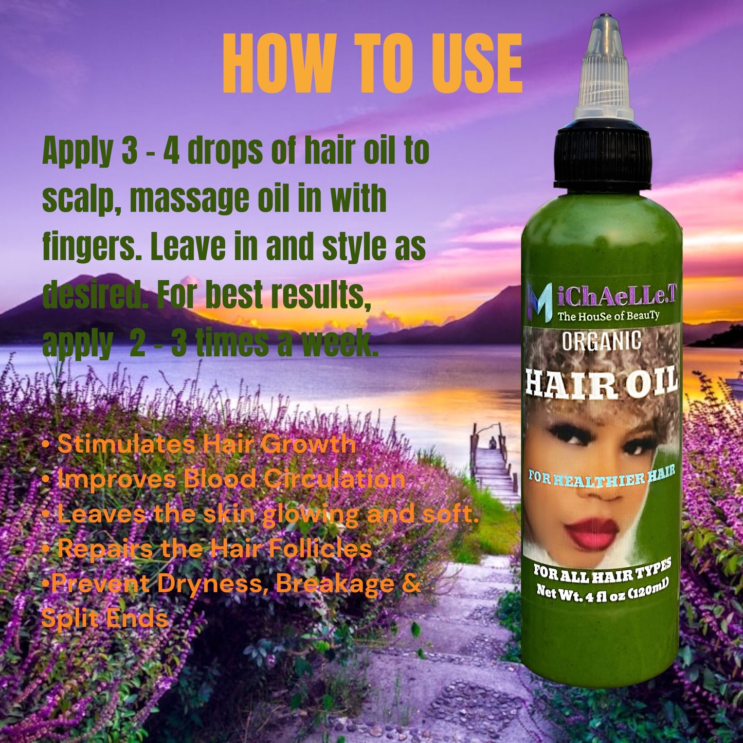 ORGANIC HAIR OIL - For Healthier Hair