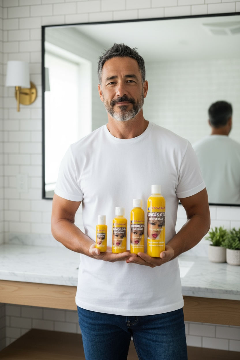 LEMON OIL - Pure Organic - For Face & Body