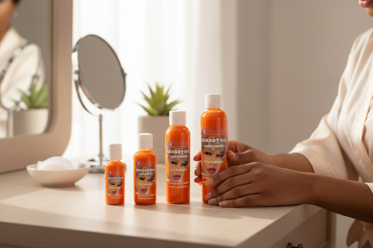 CARROT OIL - Pure Organic - For Face & Body