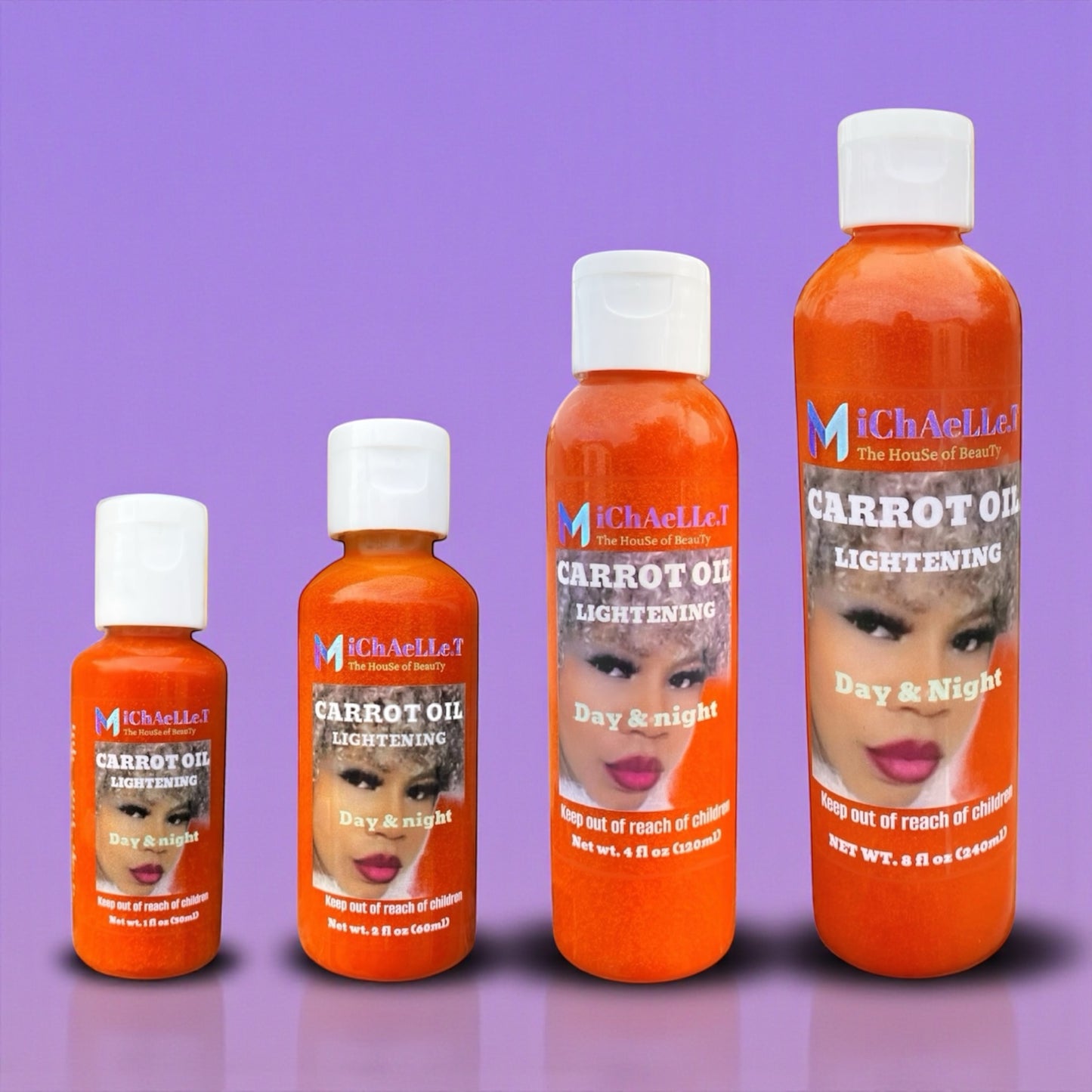 CARROT OIL - Pure Organic - For Face & Body