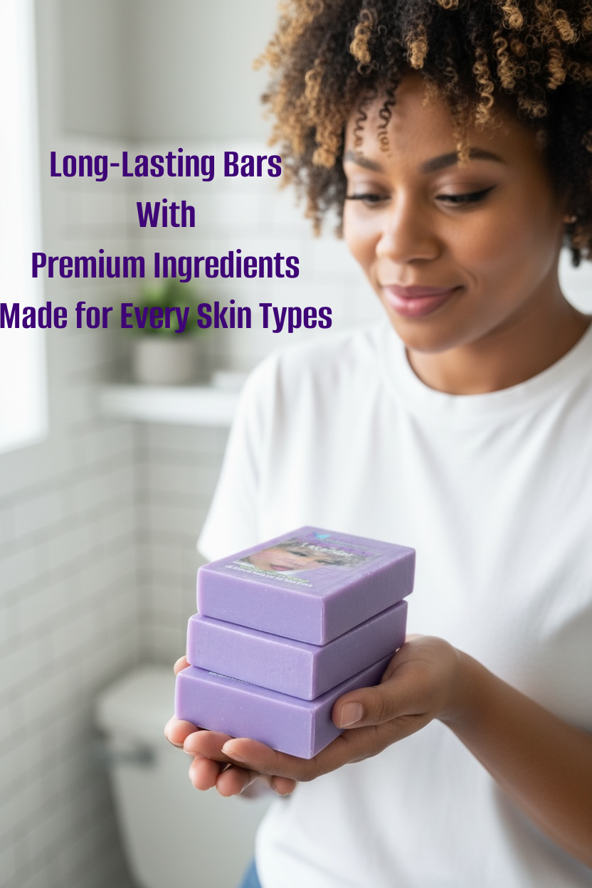 PREMIUM HANDMADE LAVENDER SOAP BAR