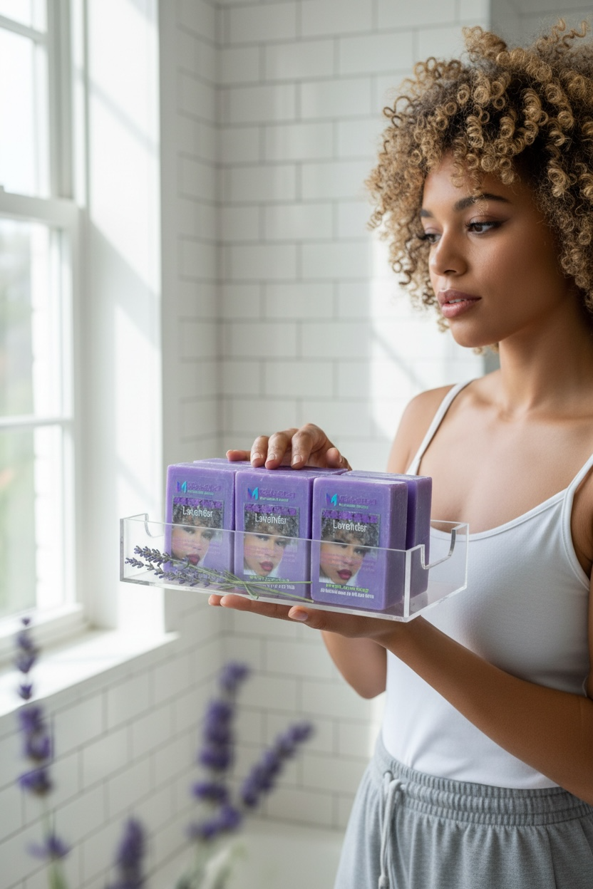 PREMIUM HANDMADE LAVENDER SOAP BAR