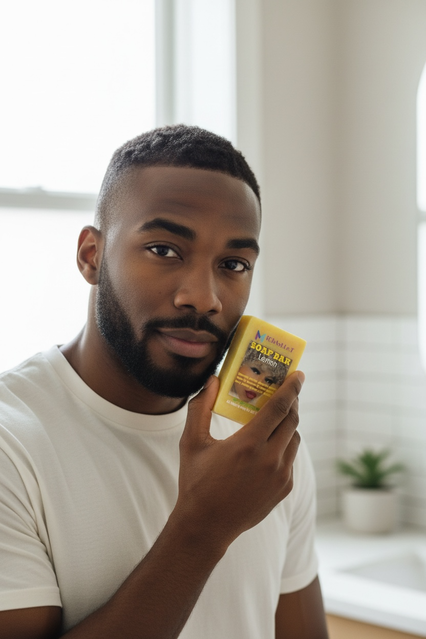PREMIUM HANDMADE LEMON SOAP BAR