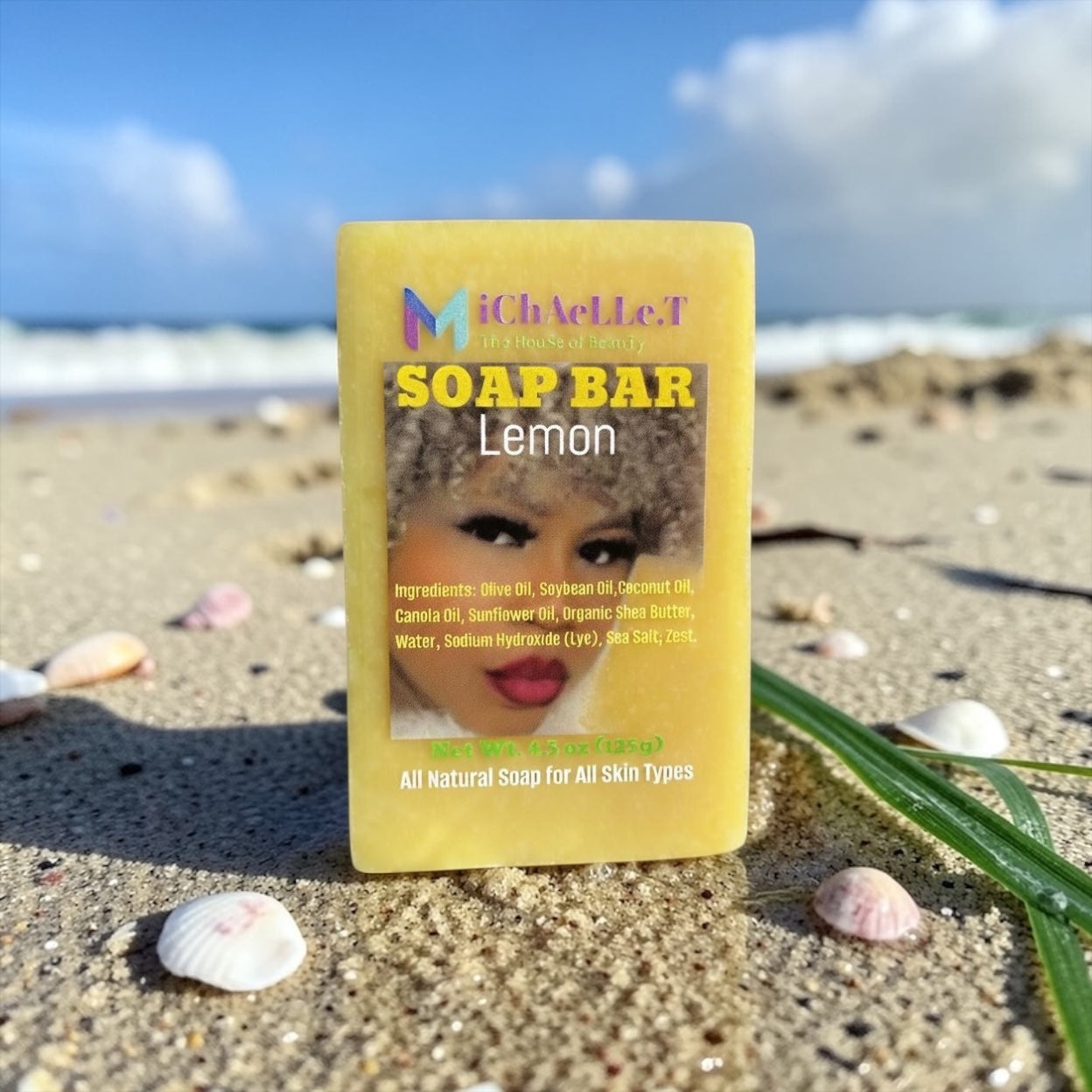 PREMIUM HANDMADE LEMON SOAP BAR