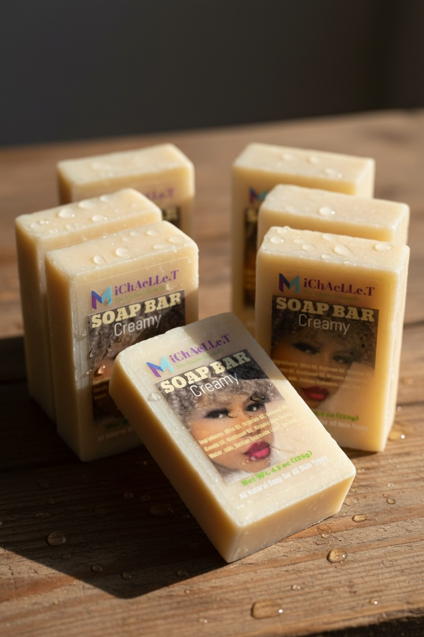 PREMIUM HANDMADE CREAMY SOAP BAR