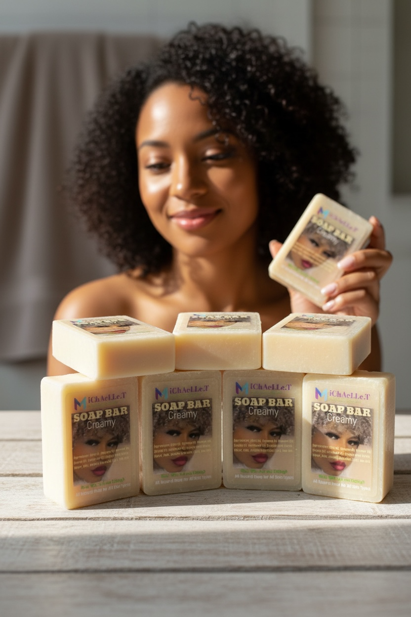 PREMIUM HANDMADE CREAMY SOAP BAR